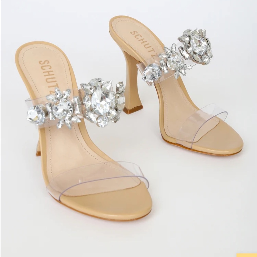 Schutz laureen light nude heels